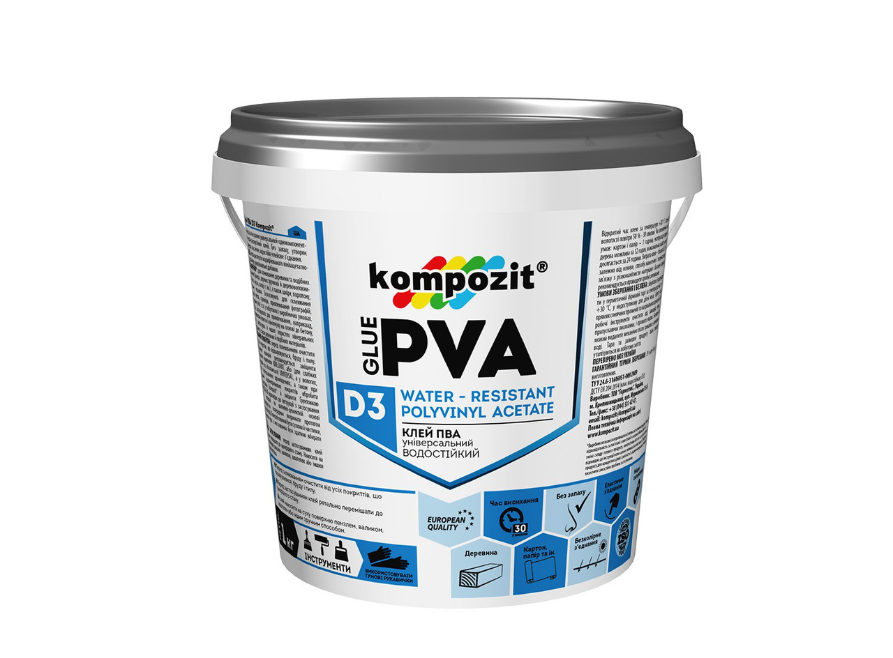 Клей ПВА Kompozit 5 кг , Kompozit