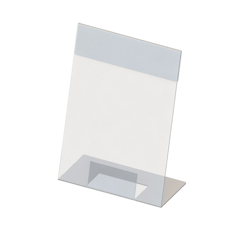 Менюхолдер А5 вертикальный (150х210мм). L-образный.