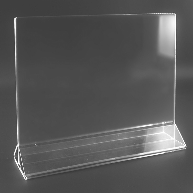 Менюхолдер с треугольной подставкой А6 горизонтальный