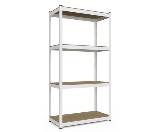 Стелаж Бюджет КД 1800х700х300 Меткас, 175 кг / полку, 4 полки, ДСП, фарбований, металевий