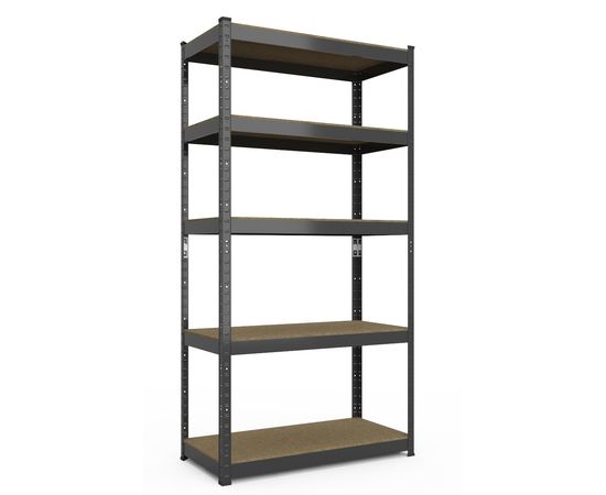 Стелаж Бюджет КМ 1800х600х600 Меткас, 175 кг / полку, 5 полиць, МДФ, фарбований