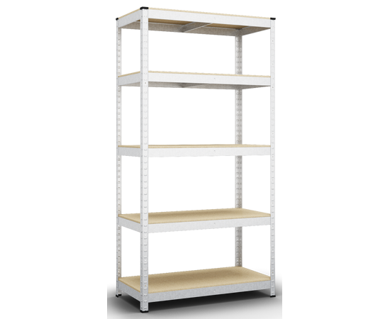 Стелаж Бюджет ОД 1800х700х500 Меткас, 175 кг / полку, 5 полиць, ДСП, оцинкований, на балкон