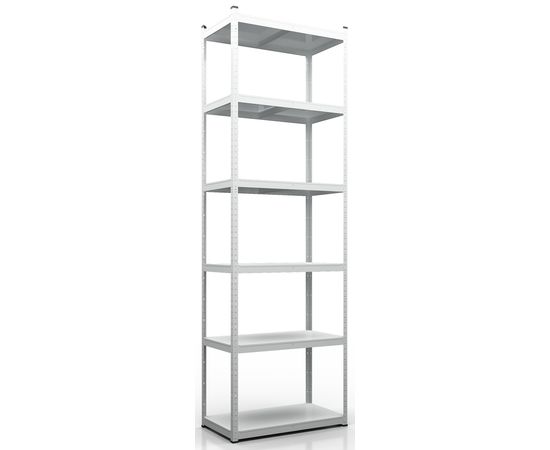 Стелаж Стандарт ОС 2800х1200х400 Меткас, 220 кг / полку, 6 полиць, металеві полки, оцинкований, в